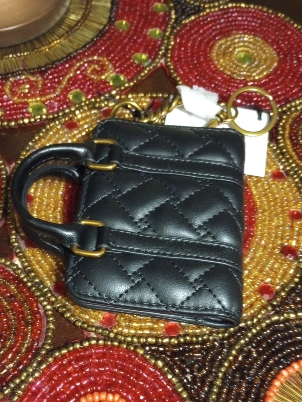 Kurt Geiger Boston Card Charm Keychain - Picture 14 of 16